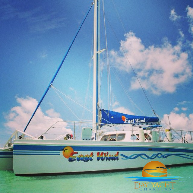 Secluded cove anchorage along the Puerto Rico coast, Puerto Rico boat rental